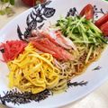 kpえもん♪'s cooksnap of when they made 野菜たっぷり冷し中華.