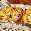 ダッフィーニーうに's cooksnap of when they made 甘熟王バナナチーズトースト.