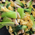 たぬきちまる☆彡's cooksnap of when they made 簡単おかず♡青梗菜の卵炒め.