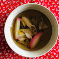 チェックのミニくま's cooksnap of when they made 舞茸とかまぼこのお吸い物.
