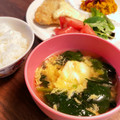 ゆりまる2011's cooksnap of when they made ♡ほうれん草と卵のお味噌汁♡.