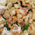 しーくれっと・らいふ's cooksnap of when they made ＊揚げ玉と桜エビの冷や奴♪＊.