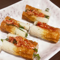 Nの人's cooksnap of when they made 簡単おつまみ★キムちくわボート.