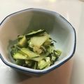 あやみおはる10's cooksnap of when they made カブとズッキーニとアボカドの塩昆布和え.