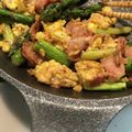 naa_08's cooksnap of when they made 簡単!卵*アスパラベーコンのオイマヨ炒め.