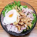 ☆魔矢☆'s cooksnap of when they made 豚しゃぶサラダ冷やしうどん.