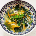 あっこ姉's cooksnap of when they made 簡単ヘルシー！鶏ささみ肉とワカメのスープ.