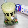 ＠迷子＠'s cooksnap of when they made カルピス+バナナ+牛乳　ミックスジュース.