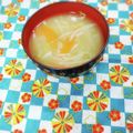 ふうはっちゃん's cooksnap of when they made ピーラーにんじんともやしのお味噌汁☆.