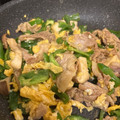 あゆほ's cooksnap of when they made 豚肉ピーマン卵エリンギの簡単中華炒め★.