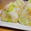 ＊る〜らんこ＊'s cooksnap of when they made おにぎり大好き★①天かすめんつゆ味.