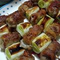 ちまこさん's cooksnap of when they made 激安 豚コマ丸めて串焼き 豚串&ネギマ.