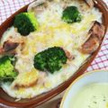 在宅勤務のおじさん's cooksnap of when they made 簡単ランチ♪バゲットでパングラタン.