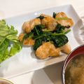 matzoo's cooksnap of when they made 鶏胸肉とほうれん草のピリ辛炒め.