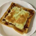 sayaendo＊'s cooksnap of when they made 和風*チーズおかかトースト.