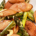 ぁねごん's cooksnap of when they made ♡アスパラと魚肉ソーセージのマヨ炒め♡.