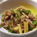 なかじまの妻's cooksnap of when they made 白菜春雨入りの青椒肉絲！絶品！！.