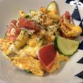 ベティ３'s cooksnap of when they made 朝食にズッキーニトマトスクランブルエッグ.