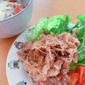 ☆３匹の子ぶた☆'s cooksnap of when they made 豚肉のおかかポン酢炒め.