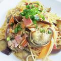 mary_39's cooksnap of when they made 簡単！キャベツとナスの和風パスタ.