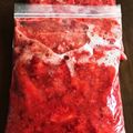 keitorin10's cooksnap of when they made 【ほったらかし】いちごのシャーベット.