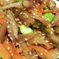 ツインズ♀ママ's cooksnap of when they made フライパンで簡単！きんぴらごぼう♡.