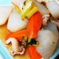 U22D0☆くろまめ's cooksnap of when they made こっくりうま♪鶏皮と大根のニンニク醤油煮.