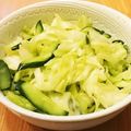 かなりんココりん's cooksnap of when they made 春キャベツときゅうりの、生姜入り塩もみ♬.