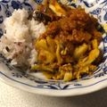 kaorin1045's cooksnap of when they made 雪国まいたけ極となすの旨みたっぷりカレー.