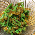 青森在住's cooksnap of when they made 【簡単】ミズ（山菜）とつがる漬けの和え物.