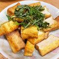 くまじ◎'s cooksnap of when they made 簡単3分★もう一品★厚揚げの生姜醤油焼き.