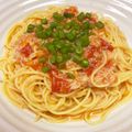 でぃーならぶ's cooksnap of when they made お店の味が簡単に♪トマトの冷製パスタ.