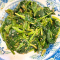 ステルトミチル's cooksnap of when they made 簡単！時短！ほうれん草の胡麻和えおひたし.