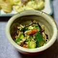 なおミール's cooksnap of when they made オクラしらす(小女子)の梅肉だし醤油和え.