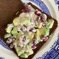 くりばり's cooksnap of when they made キドニービーンズとアボカドのマヨサラダ.