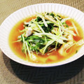 Dellaたん's cooksnap of when they made ホッとする♡水菜と油揚げの煮浸し.
