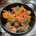 myacooking's cooksnap of when they made 甘辛和食！大根と蒟蒻のしみしみ炒め.