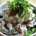 toyokama's cooksnap of when they made 豚肉とナス冷しゃぶ♫にんにくおろしポン酢.