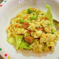 hiromi_ja's cooksnap of when they made ◆簡単♡レタスとウインナーのカレー炒飯◆.
