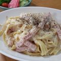 ゆうかあぁ's cooksnap of when they made 牛乳＆全卵で＊濃厚カルボナーラ.