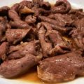 ちーパパ's cooksnap of when they made 牛ハツ(心臓)肉のバター醤油焼き.