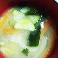 かなりん☆'s cooksnap of when they made 意外！美味しい☆ズッキーニのお味噌汁.
