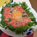 ゆみっち先生's cooksnap of when they made 塩サーモンユッケ.
