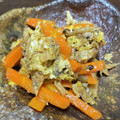 ユキえもん♪♪'s cooksnap of when they made さば缶で栄養価up❣にんじんしりしり.