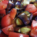 きゃおりんたん's cooksnap of when they made 冷え冷え～。茄子とトマトの生姜マリネ◎.