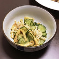 居酒屋まるみ's cooksnap of when they made 油揚げと胡瓜とえのき茸の胡麻酢和え❀.