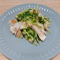 みこめし's cooksnap of when they made 豆苗とエリンギと豚バラの炒めもの.