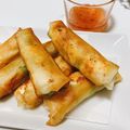 xRx's cooksnap of when they made 揚げない！クリームチーズと ささみ春巻き.