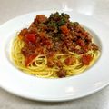 iso☆'s cooksnap of when they made 本格パスタ！ボロネーゼ(ミートソース).