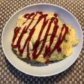 MubaMuba's cooksnap of when they made ふわとろ卵のポークオムライス.